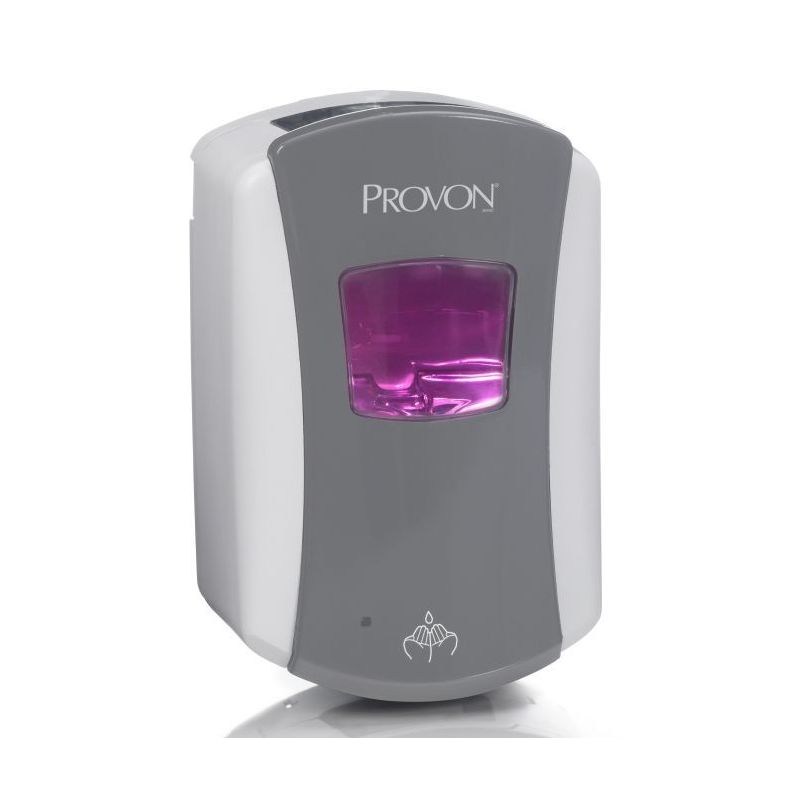 Provon LTX12 Hand Soap Dispenser, Gray/White, holds 1200mL 197104